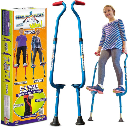 Original Walkaroo Steel 'Wee' Balance Stilts with Adjustable Height for Little Kids
