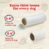 Natural Farm Bacon & Cheese Filled Bones, 6 Pack, 3-4 Inch, Limited Ingredient Dental Dog Treats