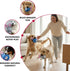 Set 2, 4-inch Pet Lou Rabbit EZ Squeaky Ball, of Width