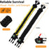 Survival Bracelets for Men - Paracord Tactical 5-in-1 Camping Gear Kit with 12-ft Detachable Parachute Rope, Fire