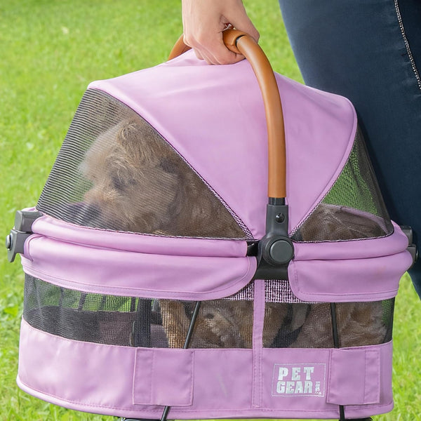 Pet Gear No-Zip View 360 Ultra Lite Pet Safety Carrier & Car