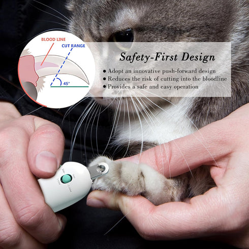 New 2024 Dog Nail Clipper Cat Nail Trimmer, Adjustable Aperture, Safety-First Design, Inbuilt Nail File for Grooming