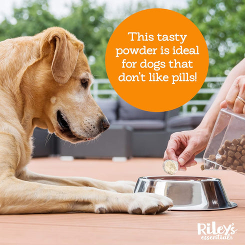 Riley's Multi-Essentials Multivitamin for Dogs - Vitamins, Minerals, Spirulina, Kelp, Milk Thistle - 8oz Powder