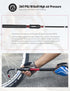 Tiakia Mini Bike Pump, Portable Compact Bicycle Pump, High Pressure Frame Pump 260PSI for Presta, Schrader & Woods
