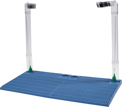 Penn-Plax Undergravel Aquarium Filter, for 10 Gallon Tanks – Two 9.5” x 9.5” Plates for Clear Water