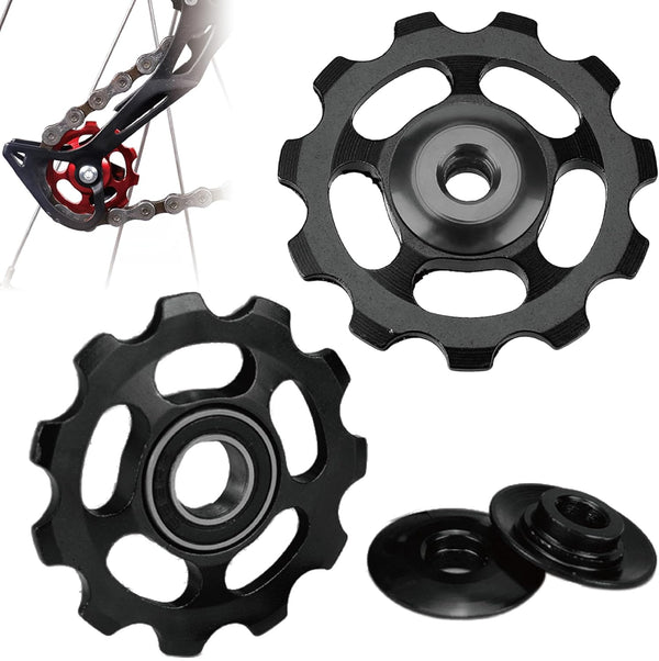 Jockey Wheel Pulley 11T for Shimano Sram MTB Road Bike Derailleur (Black)
