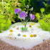 Simulated Lotus Ornament Flower, Plastic Purple Fishtank Decorations for Home Decor