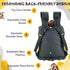 MORIK Pet Backpack Carrier - Ideal for Small Dogs & Cats Under 20 lbs, Good Ventilation & Washable Mat for Travel, Large