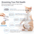 5 IN 1 Pet Grooming Brush Kit, Self Cleaning Slicker Brush for Dogs & Cats, Suitable for Small & Large Pets, Blue
