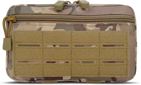 Tactical Molle Admin Pouch - Utility EDC Tool Pouch Bag for Backpack Strap, Battle Belt Accessories