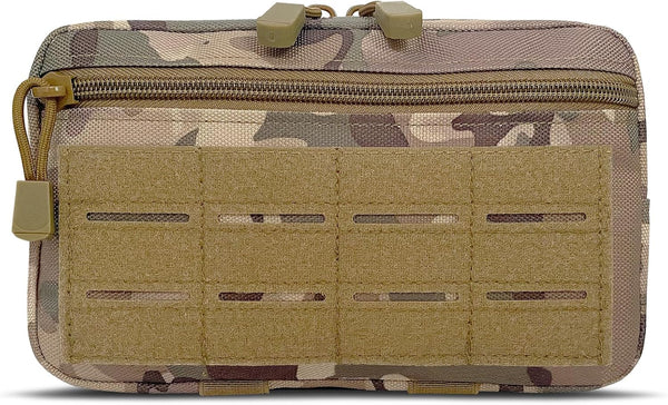 Tactical Molle Admin Pouch - Utility EDC Tool Pouch Bag for Backpack Strap, Battle Belt Accessories