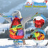32Pcs Elovien Snow Toys Snowball Maker Snow Molds for Kids Outdoor with Foldable Snow Sleds, Long Shovels Tool, Snowman