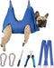 10 in 1 Pet Grooming Hammock Harness - Nail Clippers/Trimmer, Nail File, Dog Hammock/Grooming Sling for Nail
