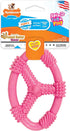 Nylabone Spin Tug & Play Pink Puppy Chew Toy for Teething, Peanut Butter Flavor, Medium/Wolf (1 Count)