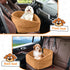 30lbs,Pet NEEZUKAR Dog Car Seat for Small Medium Dogs,Detachable Washable Dog Booster Seat Under Car Seat Travel Bed