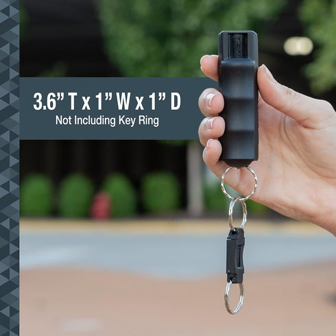 SABRE Maximum Police Strength OC Pepper Spray, Quick Release Keychain for Easy Carry, 0.54 fl oz