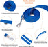 Strong Durable Nylon Dog Training Leash, 1 Inch Wide Traction Rope, 6ft 10ft 15ft Long for Small Medium Dog (Blue, 10