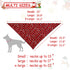 Malier 2 Pack Dog Bandana Christmas Classic Plaid Snowflake Pet Scarf Set for Small Medium Large Dogs Cats (Green + Red)