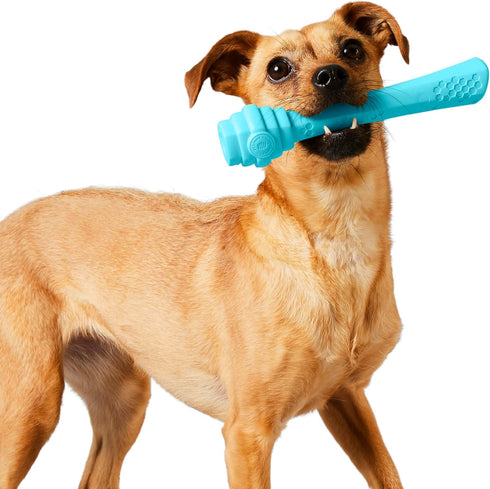 Soothing Vanilla Scented Hive Dog Fetch Stick - Durable Treat Dispenser Toy for Large Breeds, Floats in Water