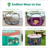 Furhaven Portable Dog Playpen Cat Tent, Pet Playground,Kennel Foldable Indoor Outdoor Zippered Puppy Crate - Green