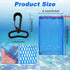 AojSup 6 Pcs Crab Trap Bait Bags with Locker, Portable Fish Trap Outdoor Sports Style Crab Snare Mesh Bait Traps Shrimp