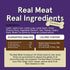 Real Meat Lamb & Liver Jerky Dog Treats, 8 Air-Dried Strips, Grain-Free Jerky Treats Made of 95% Free-Range Lamb