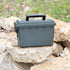 Sheffield 12626 Field Box, Plastic Ammo Can for Pistol, Rifle, and Shotgun Ammo, Water Resistant (Olive Drab Green)