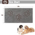 PUPTECK Dog Doormat, 60 x 30 inch Super Absorbent Microfiber, Non-Skid Backing, Grey Door Mat