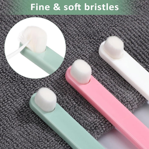 SUPVOX Extra Soft Pet Toothbrush – Dog and Cat Dental Cleaning Brushes for Sensitive Teeth & Gums, 3 Pack Kit