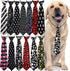 10pcs Skull Large Dog Neck Ties - Handmade Festival Dog Ties for Medium Large Dogs, Holiday Accessories