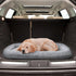 Friends Forever Bolster Dog Crate Mat 48 Inch, Washable Dog Crate Pad for Raised Dog Bed and Crate, Sherpa Fleece, Nova