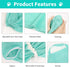 YLONG Cat Bathing/Grooming Bag, Anti-Bite and Anti-Scratch Restraint Shower Bag for Bathing, Nail Trimming, Green