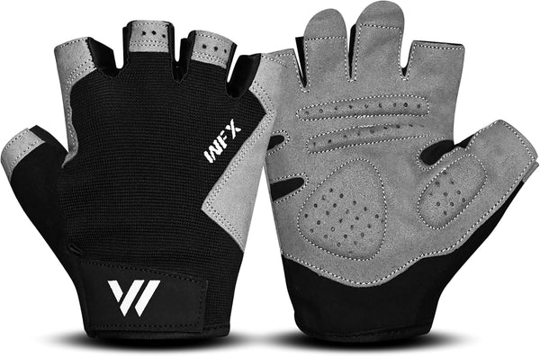 WESTWOOD FOX Gym Gloves Fitness Training Anti Slip Shock-Absorbing Weight Lifting Gloves