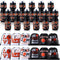 Hosuly 24 Pcs 24 oz Basketball Water Bottle Set, Drawstring Bag, 12 Reusable Plastic Tumblers for Party Favor (Orange,