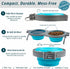 Travel Double Diner Dog Bowl, Loving Pets 73807991, Blue Sm