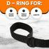 Service Dog Leash, Strong Nylon with Soft Neoprene Padded Handle, 4ft Length x 1in Width