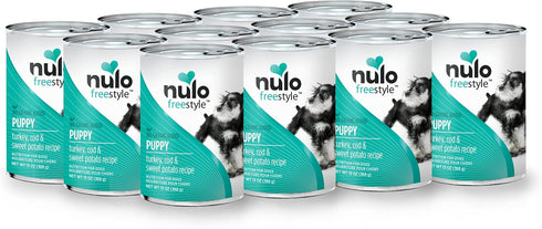 Nulo Freestyle All Breed Wet Canned Dog Food for Puppies, Premium All Natural, Grain-Free, High Animal-Based Protein