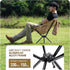 Set Backpacking, 330 lbs ONETIGRIS Forrest Camping Chair, Up in Seconds, Lightweight Folding Chair for Hiking, Beach