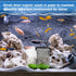 Sukh Pond Filter Media, 425g Ceramic Rings for Aquarium Filter for Pond Fish Tank Canister