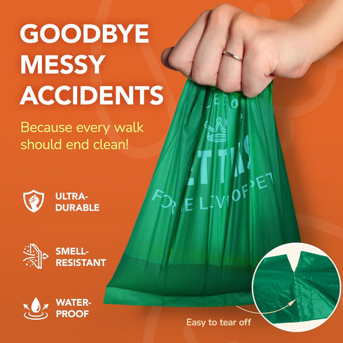 GET THIS 300 20 (15 13x9" Dog Poop Bag - Dog Waste Bags, Lavender Scented, Leakproof & Odor-Trapping, Durable Waste