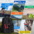 Piscifun Fishing Tackle Backpack with Rod & Gear Holder, Lightweight Water-Resistant Storage Bag