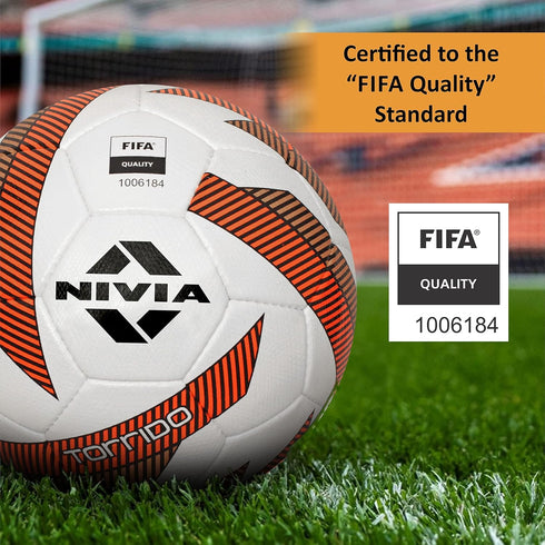NIVIA 279 Torrido Pu Football, Size 5 White/Green