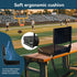 KENSOSO Extra Wide Stadium Seat with Back Support | Adjustable High Back & Thick Padded | Bleacher Chairs with back