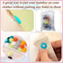 Juexica Running Bib Clips Race Number Buckle Fixing System Triathlon Race Bib Holder Marathon Fastener Holder for Field