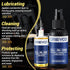 50pcs (1 oz. 2 oz. Gun Oil Cleaner and Lubricant with Cleaning Patches, Airsoft Cleaning Oil Lube, CLP Gun Lubrication