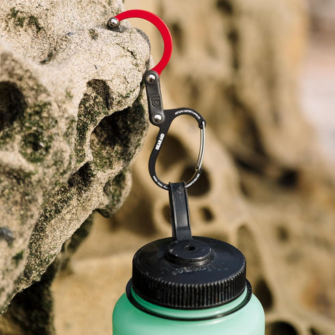 GEAR AID HEROCLIP Mini Carabiner Gear Clip and Hook for Hanging Bags, Purses, Lanterns, Tools, and More