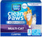 Fresh Step Clumping Cat Litter, 37 lbs total, Advanced Clean Paws Multi-Cat, 2 Pack of 18.5 lb Boxes