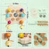 Mygeromon Bird Toys for Parakeets Interactive Spinning Bells Toy for Parrot Budgie Lovebird Cage Accessories