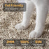 FUKUMARU Tofu Cat Litter, 18 lbs, Flushable, Clumping, Dust Free, Natural Unscented, Low Tracking, Odor Control