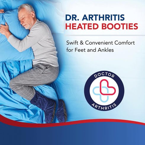 Dr. Arthritis Doctor Developed Heated Booties Foot Warmers for Women Men,Feet Foot Warmer Booties and Handbook Ankle